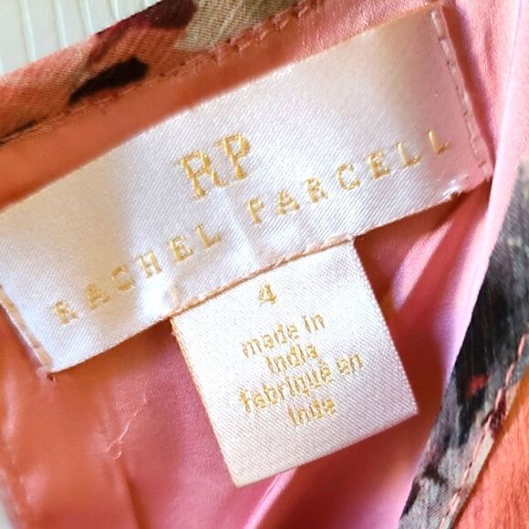 Rachel Parcell Floral Print Ruffle Dress Size 4 NEW - Picture 3 of 9